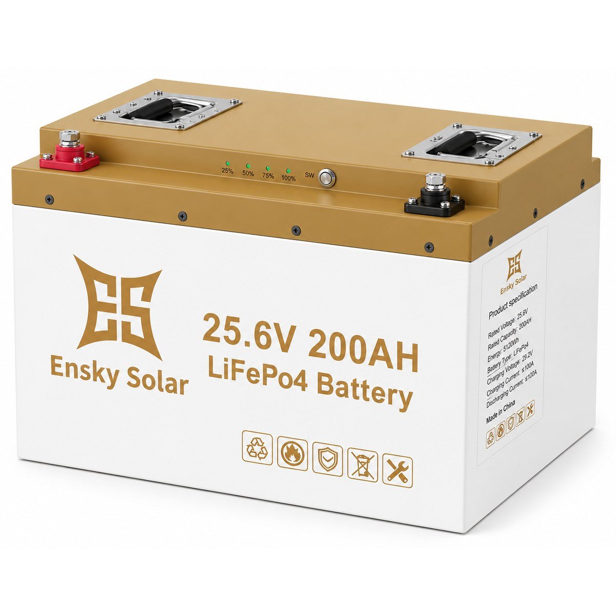 ES-24200, Batteries lithium 12 et 24 V