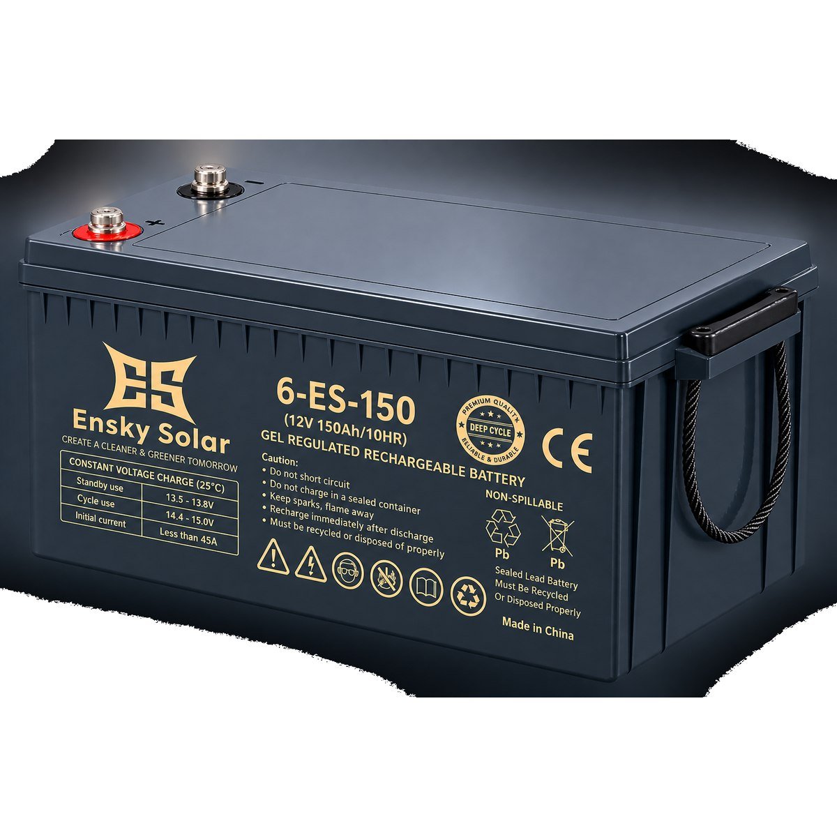 ES12-150AH, Batteries gel