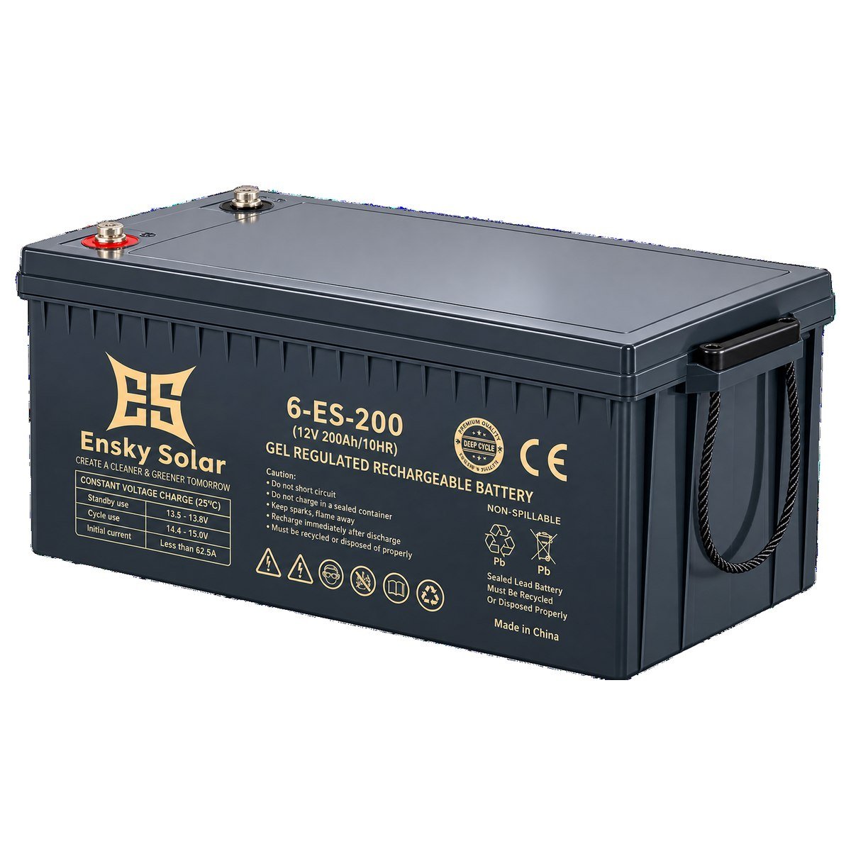 ES12V-200AH, Batteries gel
