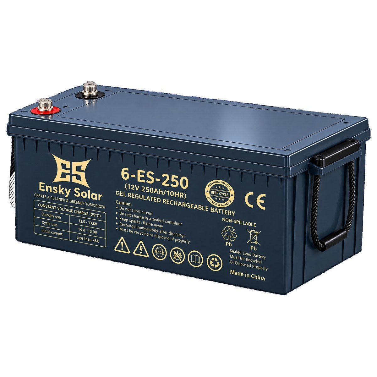 ES12V-250AH, Batteries gel