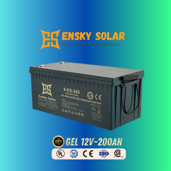 12V - 200Ah batterie solaire gel