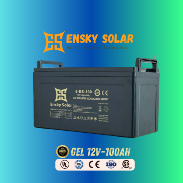 12V - 100Ah batterie solaire GEL