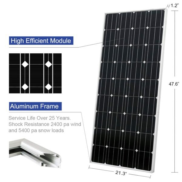 280W panneaux solaire mono- ensky solar – Image 3