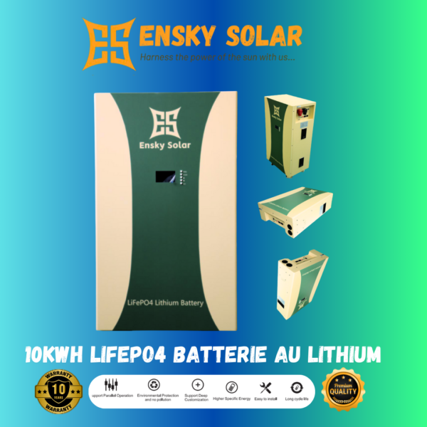 10Kwh batterie murale aux lithium 200Ah avec BMS