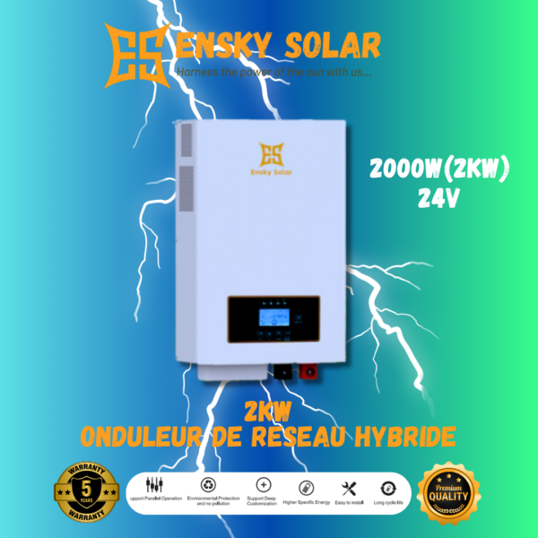 Onduleur hybride 3KW - 24v/48v - 3.75KVA